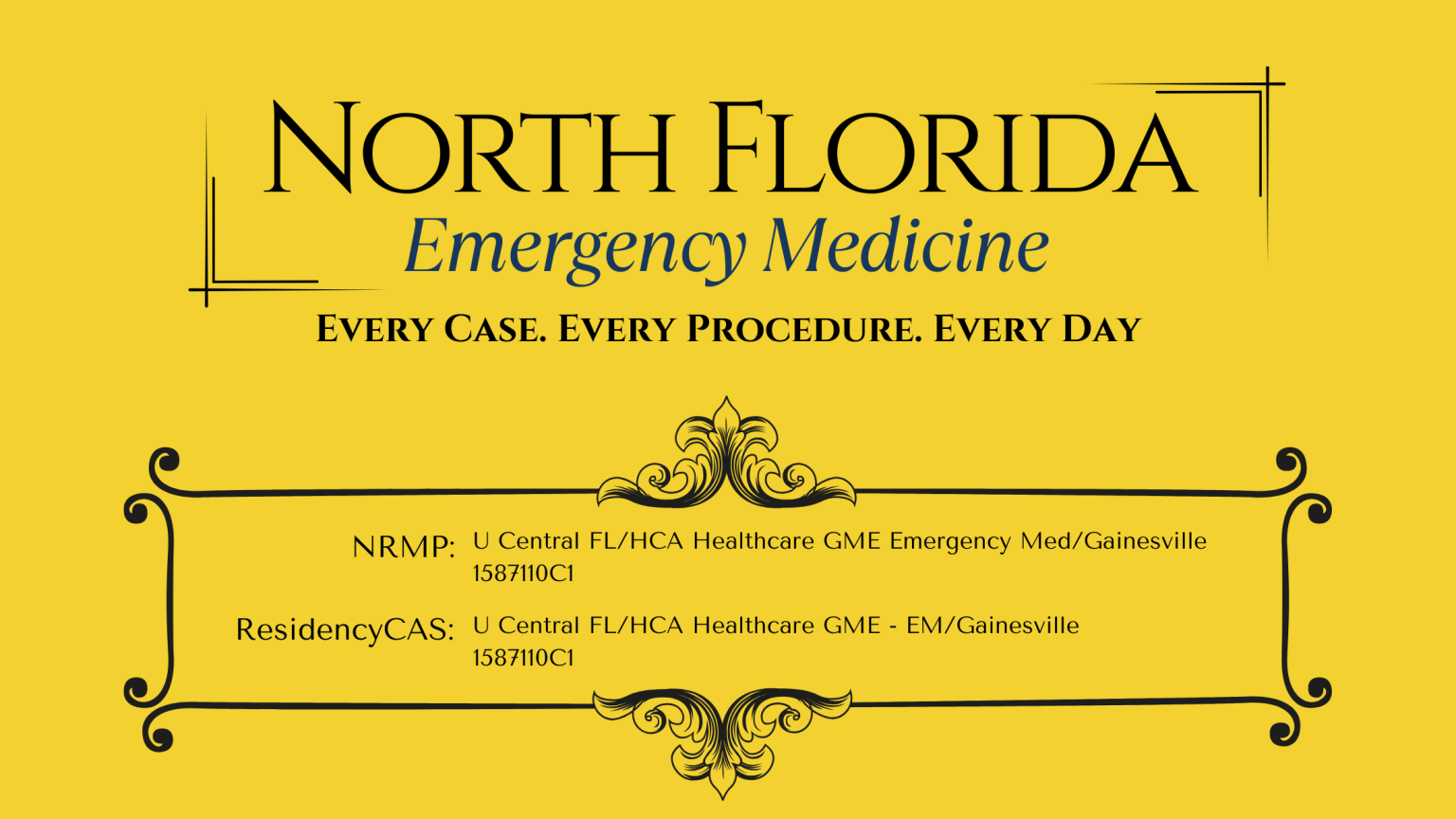 North Florida Emergency Medicine program details