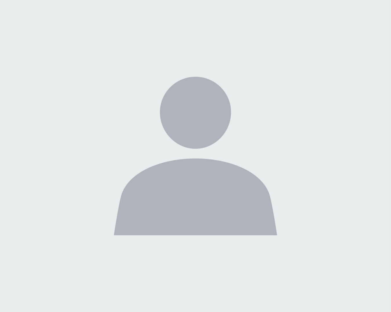 Gray user silhouette